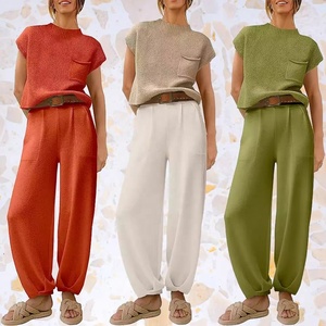 Ensemble de deux pièces pour femmes, hauts et pantalons à imprimé floral, ensemble de deux pièces pour femmes, tenues de shorts pour femmes, ensemble de débardeur et de shorts - Product Image 1