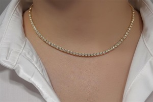 Collier en diamant moissanite de bonne qualité pour femmes, cadeau d'anniversaire, célébration de l'anniversaire et événements spéciaux - Product Image 2