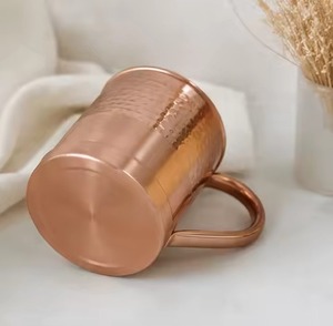 Moscow Mule Copper Mugs Sublimation Copper Plated Stainless Steel Engraved <b>Beer</b> Drinking Mule Mug - Product Image 1