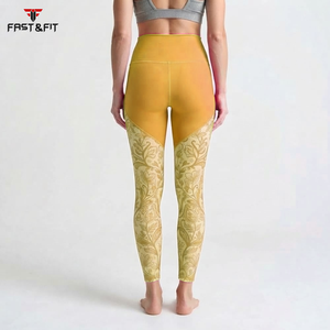 Meilleure Vente Leggings de Sport Imprimés Personnalisés pour Femmes, Collants de Fitness et Tenues de Gym pour Musculation - Product Image 2