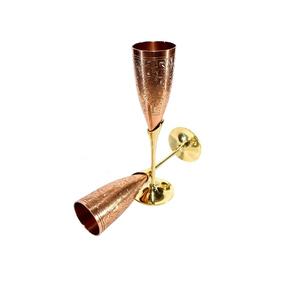 Ensemble de 2 verres à martini en cuivre - 9,5 oz - avec 2 pailles en cuivre. Remplacement martelé à la main pour les tasses en cuivre Moscow Mule. - Product Image 3