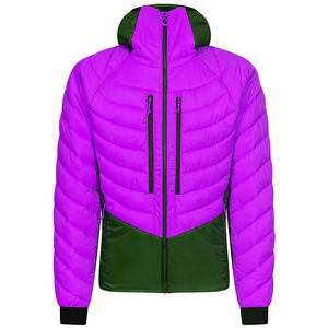 เสื้อแจ็คเก็ตบุใยฝ้ายน้ำหนักเบาพับเก็บได้สำหรับผู้ชาย มีฮู้ด กันหนาว เหมาะสำหรับวิ่ง เดินทาง และเดินป่า - Product Image 3