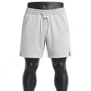 Shorts Bermuda Homme Gris en Coton de Haute Qualité avec Cordon de Serrage à la Taille et Poches Latérales Style Sport Décontracté 2026 - Product Image 5