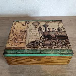 Boîte en bois imprimée en gros, boîte à bijoux décorative, boîte de rangement en bois imprimée pour emballage cadeau, prix d'usine personnalisé - Product Image 5