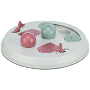 Planche d'activités pour chat Cerise/Rose/Gris clair 23 cm – Jeu de stratégie interactif et jouet de mouvement pour animaux de compagnie - Product Image 4
