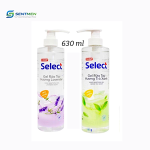 Gel Desinfectante de Manos con Extracto de Té Verde, 630 ml, Antibacterial, Sin Enjuague, Hidratante, Hecho en Vietnam, Venta al Por Mayor - Product Image 3