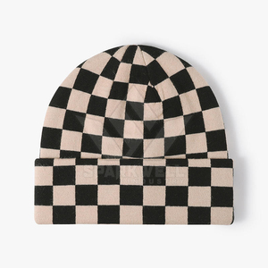 SPARKWELL INDUSTRY Bonnet en tricot uni unisexe 100% polyester, vêtement d'hiver décontracté, taille adulte, circonférence de la tête réglable - Product Image 1
