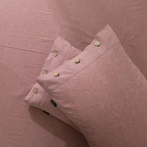 Parures de lit en lin pur, housses de couette brodées, tailles Queen et King - Product Image 6
