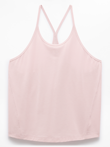 <b>Womens</b> Breathable Loose Fit Sleeveless O-Neck Workout Tank Top with High Waist <b>Capri</b> <b>Leggings</b> in Polyester/Cotton - Product Image 3