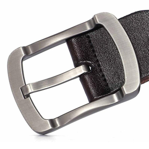 Ceinture en cuir de vachette véritable vintage pour homme avec boucle à ardillon en alliage, motif floral imperméable, pour jeans et tenues décontractées - Product Image 5