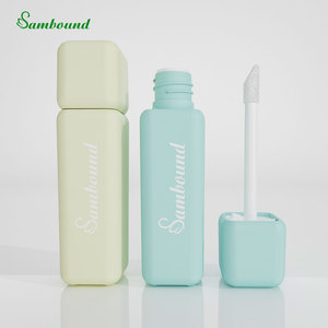 Wholesale Cosmetic Packaging 2.8ml Colorful Square Empty Plastic Lip Gloss Tubes with Screw Cap for Cosmetic Screen Printing - Product Image 1