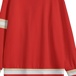 Cárdigan Casual de Punto Grueso con Cuello en V Rojo, Edición Inspirada en Febrero, Despertar Invernal, con Botones Frontales, Acogedor, Estilo Anime - Product Image 4