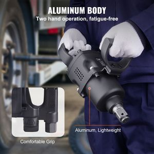 Llave de Impacto Neumática de 1 Pulgada con 2 Empuñaduras, 2730 ft-lb de Torque de Salida Reversible, Ligera, Pistola de Aire de Alta Resistencia - Product Image 3