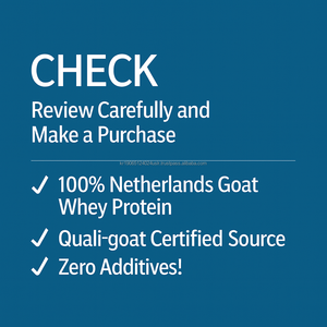 Korea OEM Adult Unisex Pure Goat Milk <b>Protein</b> Powder 400g Natural Improve Immunity Nutrition Supply 24-Month Shelf Life Take 10g - Product Image 6