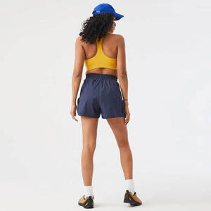 Women Lightweight Quick Dry Sporty Tracksuit Set Full Sleeve Half-Zip Solid Color Shorts Drawstring Closure Summer Wear - Product Image 5