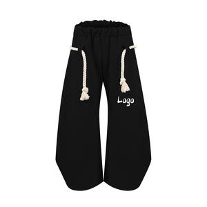 Pantalones Deportivos Holgados de Felpa Francesa de Alta Calidad, Personalizados, Rectos, Curvos, a Rayas, con Cordón Ajustable - Product Image 5