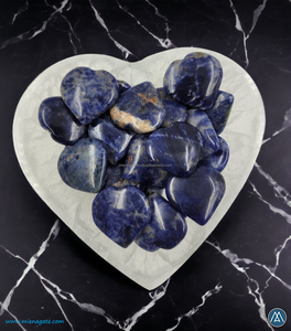 2026 Natural Crystal Gemstone Carved Worry Stone Colorful <b>Massage</b> Healing Energy <b>Ball</b> Globe Thumb Heart Stone Mini Bulk Hearts - Product Image 2