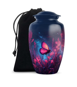 High Quality Best Selling Modern Durable Cremation Urns for Human Ashes Adult <b>Large</b> Aluminum Floor Vase Funeral Supplies - Product Image 1