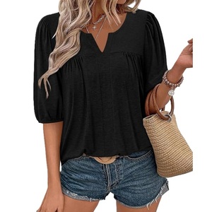 Suéteres casuales para mujer, de punto, de color sólido, con manga larga, corta o 3/4, con cierre de botones, proveedor de Bangladesh. - Product Image 3