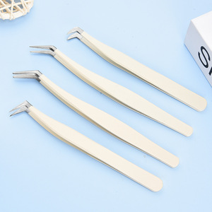Pince à épiler économique en acier inoxydable pour cils, maquillage de précision, épilation des sourcils, mise en forme, soins de beauté, extension de cils - Product Image 5