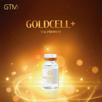 GTM GOLDCELL PDRN Skin Booster Ampoule Liquide Complexe Peptidique NMN Éclaircissant Hydratant Élasticité Éclat Raffermissement Régénération