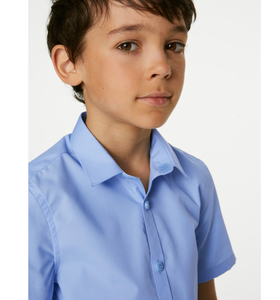 Chemises Scolaires Unisexe Personnalisées OEM pour Enfants, Coupe Slim, Faciles à Repasser, en Mélange de Coton Respirant et Durable, Uniformes avec Logo, Commandes en Gros - Product Image 6