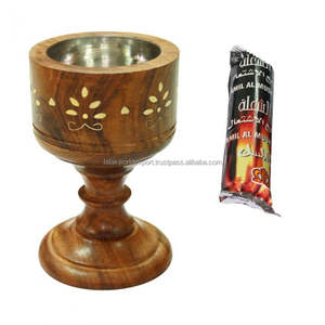 Luxury Solid Acacia Wood <b>Bakhoor</b> <b>Burner</b> Handmade New Mubhar Medkhan Finish Multipurpose Incense <b>Burner</b> for Home Office Decor - Product Image 1