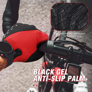 Gants de cyclisme unisexes d'été en gros, respirants, protecteurs, pour sports de plein air, demi-doigts, pour le vélo - Product Image 2