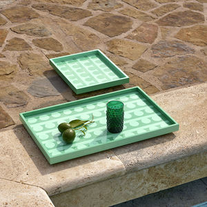 Plateau en laque fait main, plateau de service décoratif, décoration d'intérieur en bois, cadeau, fabricant OEM ODM, fournisseur en gros, exportateur - Product Image 6