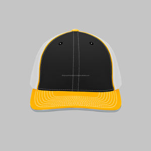 OEM Custom 6 Panel Unisex <b>Baseball</b> Hats Embroidered Cotton Fabric Adjustable Size Two Tone Curved Brim Caps Unisex Style Set - Product Image 1