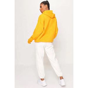 OEM Pakistan Factory Plain 100% Cotton Fleece Pullover Hoodie Logotipo personalizado Mujeres Regular Fit Pullover Hoodie with Kangaroo Pocket - Product Image 5