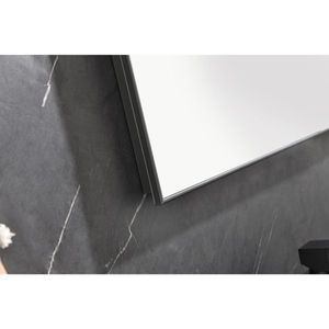 48x36 Inch LED Backlit Bathroom Vanity Mirror Wall <b>Mounted</b> Metal <b>Frame</b> <b>with</b> Smart Touch Button Anti Fog & Memory Function - Product Image 5