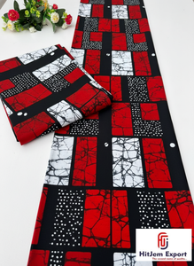 Tissu africain imprimé wax et Ankara 100 % coton de qualité export du Maroc – Vente en gros - Product Image 6