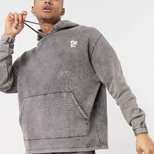 Ensemble de survêtement décontracté au design moderne, effet délavé, en mélange de coton de haute qualité, coupe souple, style athlétique élégant pour le quotidien - Product Image 2