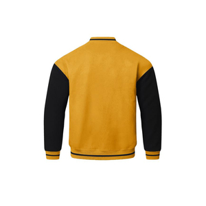 High Quality Varsity Jacket <b>Men</b> Chenille Embroidery Leather Sleeves Custom Baseball Letterman Varsity Jacket For <b>Men</b> - Product Image 2