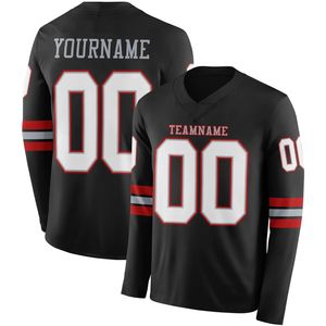 Camiseta de Fútbol de Manga Larga para Hombre, Personalizable con Nombre de Equipo, Logotipo y Posiciones (Manga Izquierda/Frente/Manga Derecha), Transpirable - Product Image 5