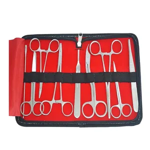 Best Price 9-Piece Manual Surgical Instruments Set Stainless Steel Material CE ISO Approved Class I BY <b>Blush</b> Surgical Instrument - Product Image 1