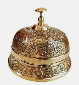 Table Desk <b>Bell</b> <b>Brass</b> Hotel Service Ornate Reception Counter <b>Bell</b> - Product Image 3