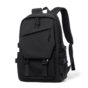 Couple Large Capacity Women Men School Bag Trendy <b>Backpack</b> <b>Black</b> <b>Waterproof</b> Dravelle Industry Wholesale Line 2026 - Product Image 3
