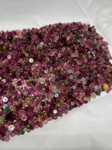 Cabujones de turmalina al por mayor, piedras preciosas sueltas de formas mixtas, para la fabricación de joyas - Product Image 2