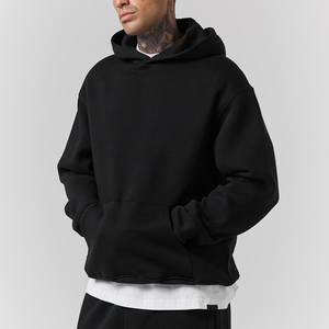 Ensemble de survêtement vintage personnalisé vierge à capuche épais de haute qualité respirant pour homme – Collection automne - Product Image 3
