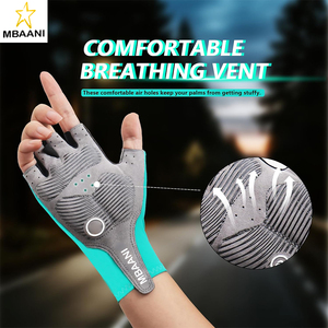 Gants de cyclisme, gants de vélo antidérapants rembourrés de 5 mm pour hommes et femmes, absorbant les chocs, respirants pour l'été, pour le vélo de route et les trajets quotidiens - Product Image 5