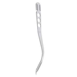 Élévateur chirurgical à levier osseux courbé, longueur 12.12, pointe courte et émoussée, largeur de mâchoire 2.5 mm, largeur de mâchoire 15 mm, instrument de chirurgie osseuse orthopédique - Product Image 4