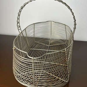 Heavy Gauge Iron <b>Egg</b> Basket, Long Lasting Kitchen <b>Storage</b> Organizer - Product Image 1