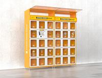 Casier de livraison de nourriture intelligent ZHILAI, 14 portes, armoire de stockage thermique isolée pour application extérieure