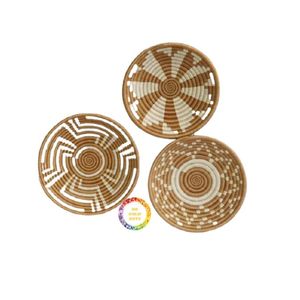 Plato colgante de algas marinas ecológico duradero, hecho a mano en Vietnam para interiores bohemios - Product Image 3