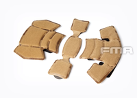 Casque tactique FMA EX Zorbiun, version balistique, doublure en mousse, coussin de protection en mousse à mémoire de forme spéciale, TB1269, accessoires de chasse