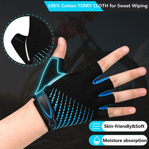 Liquidación de Guantes Deportivos de Medio Dedo para Ciclismo, Gimnasio y Fitness, Guantes Antideslizantes para Ciclismo de Montaña y Carretera - Product Image 3