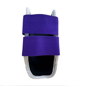 Genouillère en maille violette avec fermeture éclair, mousse épaisse respirante, protection complète, unisexe, toutes saisons, multisports - Product Image 2
