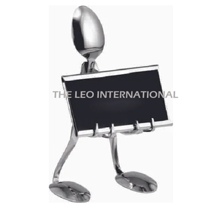 Porta Tarjetas de Lujo, Acero Inoxidable, Acabado Brillante, Soporte para Tarjetas, Porta Menús, Regalo Empresarial, Porta Fotos - Product Image 3